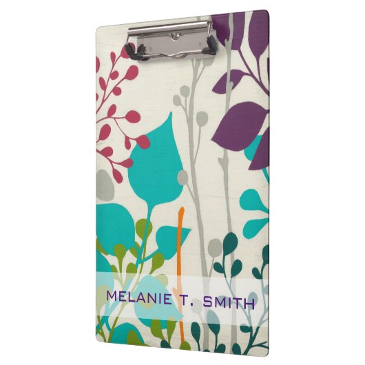 Addieren Sie Ihren Namens| Metro-Garten III Klemmbrett (Links)