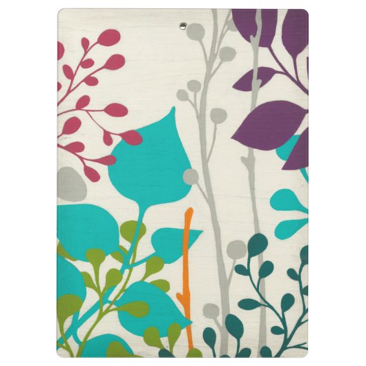 Addieren Sie Ihren Namens| Metro-Garten III Klemmbrett (Rückseite)