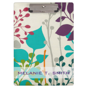 Addieren Sie Ihren Namens  Metro-Garten III Klemmbrett