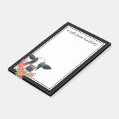 Addieren Sie Ihren Namens| Mohnblumen-Bauernhof - Post-it Klebezettel (angewinkelt)