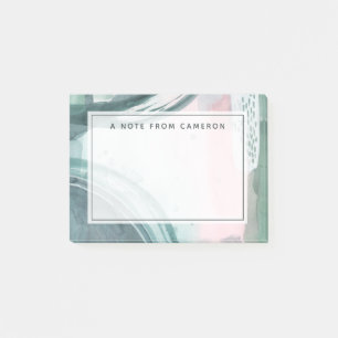 Addieren Sie Ihren Namens  Pastellschreiber - Post-it Klebezettel