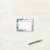 Addieren Sie Ihren Namens| Pastellschreiber - Post-it Klebezettel (Auf Schreibtisch)