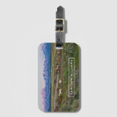 Addieren Sie Ihren Namens| Pferdeweg Gepäckanhänger (Vorderseite Vertikal)