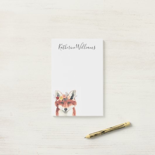 Addieren Sie Ihren Namens| Post-it Klebezettel (Auf Schreibtisch)