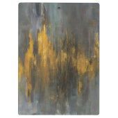 Addieren Sie Ihren Namens| Schwarz-und Klemmbrett (Rückseite)