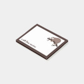 Addieren Sie Ihren Namens| Trägheits-Modus Post-it Klebezettel (angewinkelt)