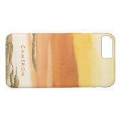 Addieren Sie Ihren Namens| vergoldeten abstrakten Case-Mate iPhone Hülle (Rückseite (Horizontal))