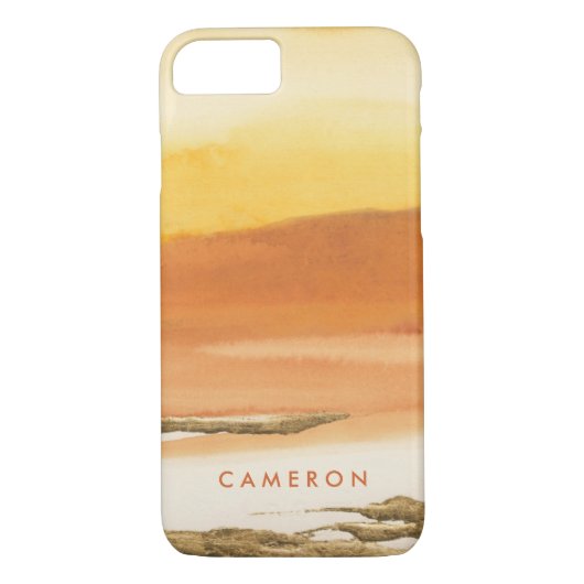 Addieren Sie Ihren Namens| vergoldeten abstrakten Case-Mate iPhone Hülle (Rückseite)