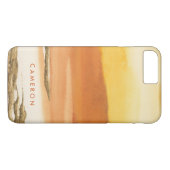 Addieren Sie Ihren Namens| vergoldeten abstrakten Case-Mate iPhone Hülle (Rückseite (Horizontal))