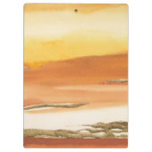 Addieren Sie Ihren Namens| vergoldeten Bernstein I Klemmbrett (Rückseite)