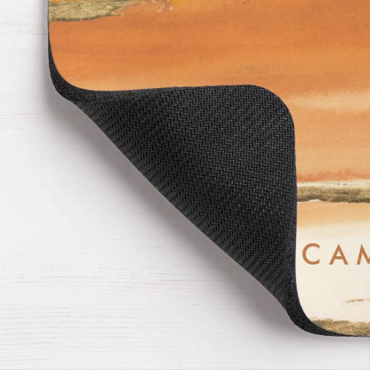 Addieren Sie Ihren Namens| vergoldeten Bernstein Mousepad (Ecke)