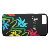 Addieren Sie Ihren Namensblumentelefon-Kasten Case-Mate iPhone Hülle (Rückseite (Horizontal))