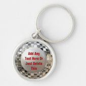 Addieren Sie Ihren Text-coolen Schlüsselanhänger (Vorne)