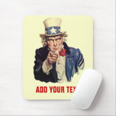 Addieren Sie Ihren Text Mousepad (Mit Mouse)