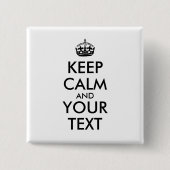 Addieren Sie Ihren Text und machen Sie, ruhige Button (Vorderseite)