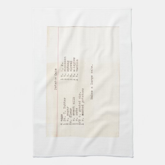 Addieren Sie Lieblingsrezeptgewohnheit Ihrer Küchentuch (Vertikal)