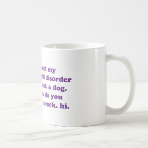 ADDIEREN Sie lila ADHD lustiges Zitat - Kaffeetasse