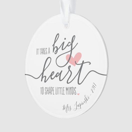 Addieren Sie Namen u. das Jahr, personalisiert Ornament (Vorderseite)