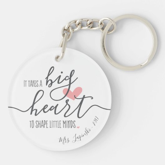 Addieren Sie Namen u. das Jahr, personalisiert Schlüsselanhänger (Rückseite)