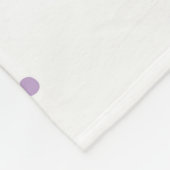 Addieren Sie Namens - personalisierter Krapfen Fleecedecke (Ecke)