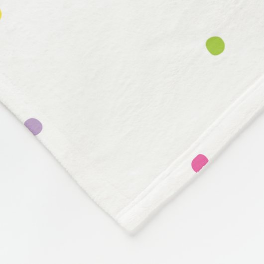 Addieren Sie Namens - personalisierter Krapfen Fleecedecke (Ecke)