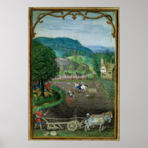 Addieren Sie Oktober 18855: , von einem BO pflügen Poster