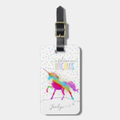 Addieren Sie personalisierten Gepäckanhänger (Vorderseite vertikal)