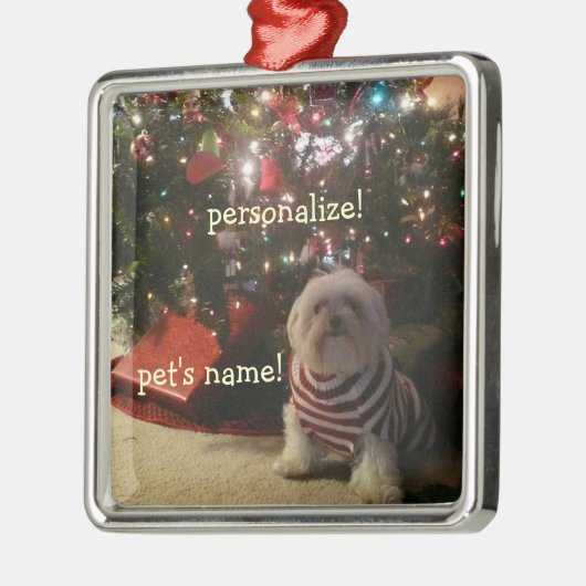 Addieren Sie Silbernes Ornament (Links)