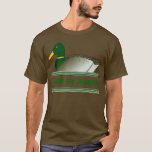 Addieren Sie ur Namensstockenten-Enten-Verein T-Shirt