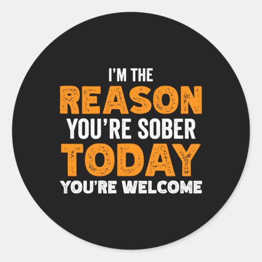 Addikatsberater Addikatsberaterin Erholung Awa Runder Aufkleber (Vorderseite)