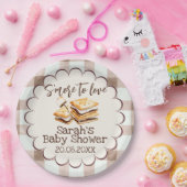 Adding S'more to Love Baby-Party Pappteller (Party)