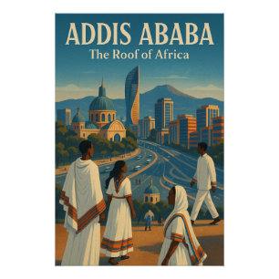 Addis Ababa, Äthiopien Reise 2026 Poster