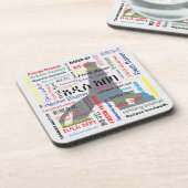 Addis Ababa Getränkeuntersetzer (Linke Seite)