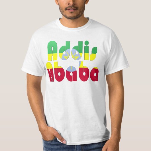 Addis Abeba, Äthiopien T-Shirt (Vorderseite)
