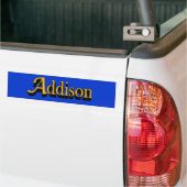 Addison Bumper Sticker Autoaufkleber (Auf Lkw)