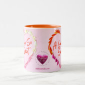 Addison Cole, eine Liebe So Sweet Tasse - rosa/ora (Mittel)