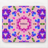 ADDISON~ Glittering Herzmuster ~ Personalisiert ~ Mousepad (Vorne)