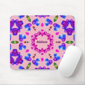 ADDISON~ Glittering Herzmuster ~ Personalisiert ~ Mousepad (Mit Mouse)