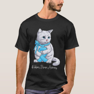 Addison-Krankheit Bewusstseinsmonat Hellblaues Ban T-Shirt