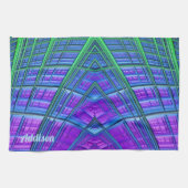 ADDISON ~ Lila grünes Blau ~ ORIGINALE Küche Geschirrtuch (Horizontal)