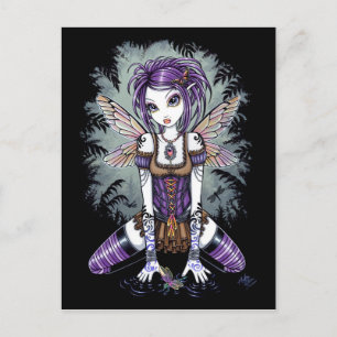 "Addison" Misty Dragonfly Fairy Postkarte