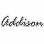 Addison Name für Addison Aufkleber (Vorderseite)