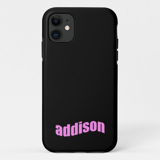 Addison Name für Addison Case-Mate iPhone Hülle (Rückseite)