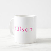Addison Name für Addison Kaffeetasse (Vorderseite Links)
