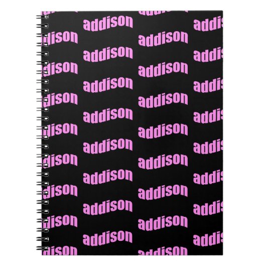 Addison Name für Addison Notizblock (Vorderseite)