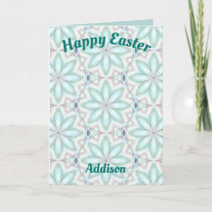 ADDISON ~ Personalisiertes Osterkartenmuster ~ Feiertagskarte