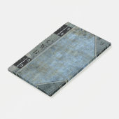 Addison Scout Altes Buch Cool Monogramm Post-it Klebezettel (angewinkelt)