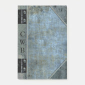 Addison Scout Old Book Cool Monogram Post-it Klebezettel (Vorderseite)
