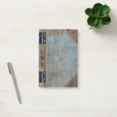 Addison Spencer Altes Buch Cooles Monogramm Post-it Klebezettel (Büro)