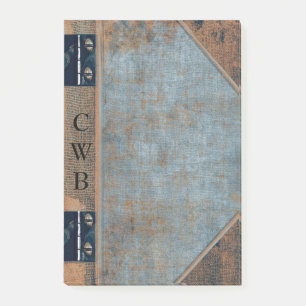 Addison Spencer Altes Buch Cooles Monogramm Post-it Klebezettel